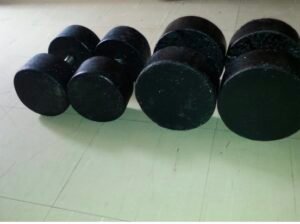 Semi-concrete dummbell