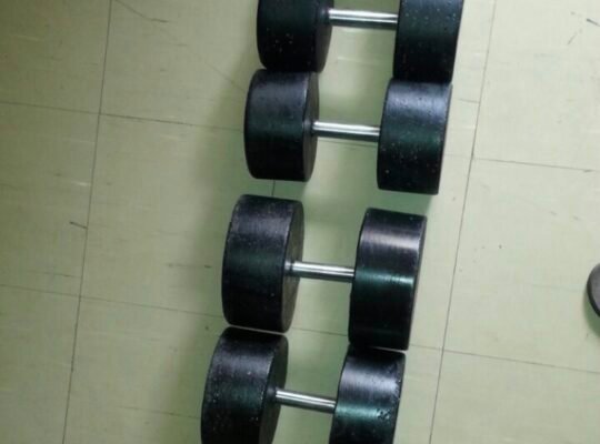 Semi-concrete dummbell