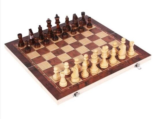 3 in1 Chessboard, Checkers and backgammon