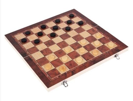 3 in1 Chessboard, Checkers and backgammon
