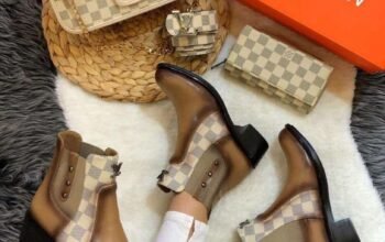 Original louis viuttion set of bag , shoes and bel