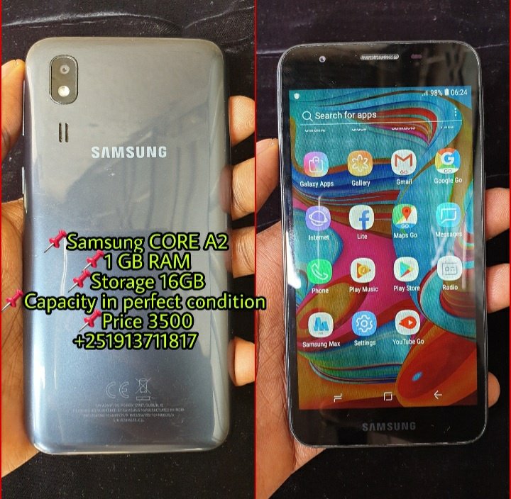 samsung a2 core at game