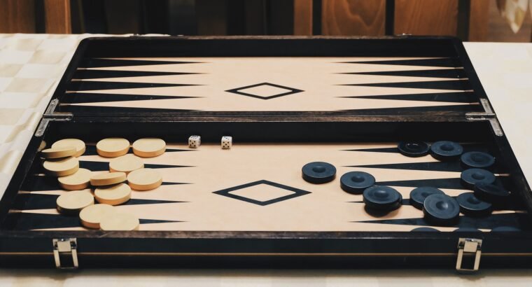 chess checkers/backgammon set deluxe