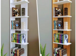 Corner book shelf