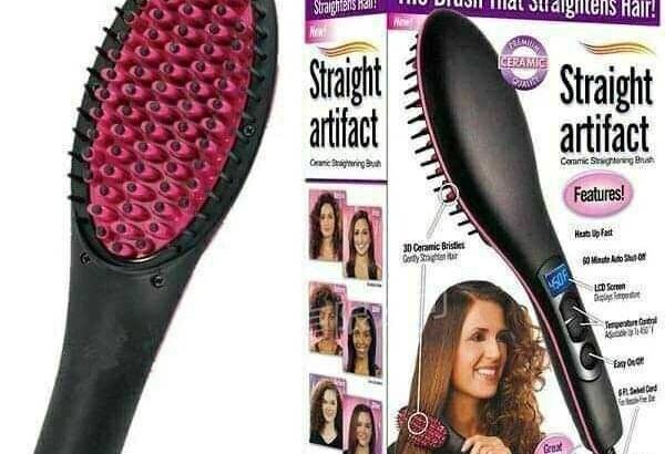 Szent peter ceramic hair straightener brush
