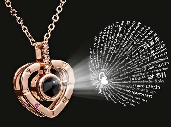 Love projection necklace