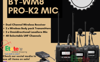 BOYA BY-WM8 Pro-K2 UHF Dual-Channel wireless mic