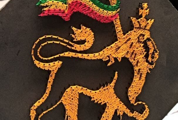 Ethiopian Judah Lion (String Art)