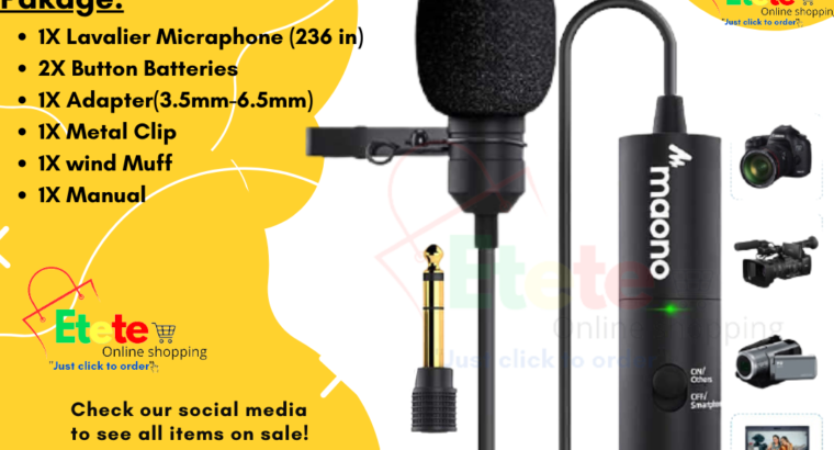 Maono Lavalier Microphone