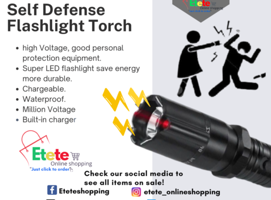 Stun Gun Self Defense Flashlight Torch
