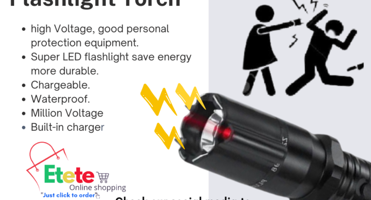 Stun Gun Self Defense Flashlight Torch