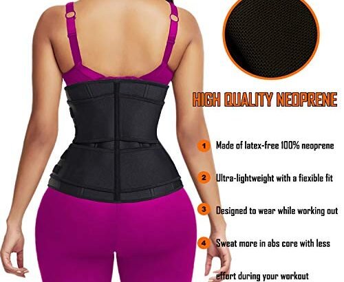 Pink Neoprene Sweat Waist Trainer Corset