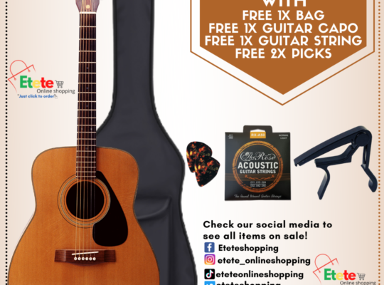 Guitar with free accessories