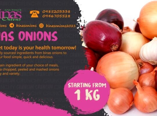 Binas Onions | ቢናስ ሽንኩርት