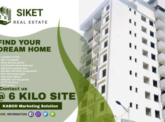 Modern  Apartment at 6 kilo