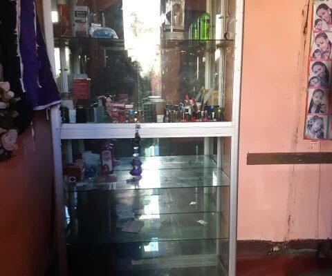 Slightly used aluminum display